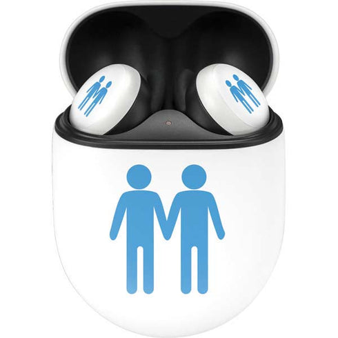 Blue Pride Google Pixel Buds Skin